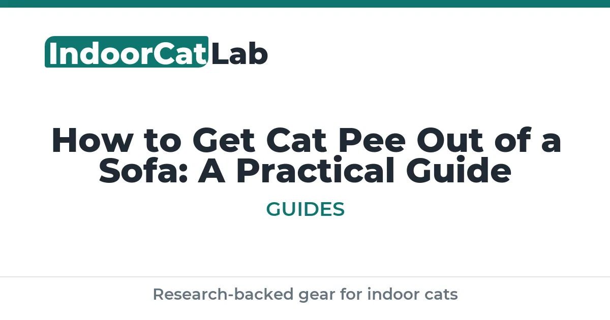 How to Get Cat Pee Out of a Couch (and Keep It Out)